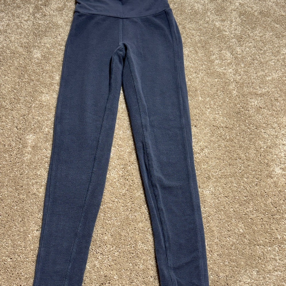 Victoria's Secret Navy Ribbed Waistband Leggings